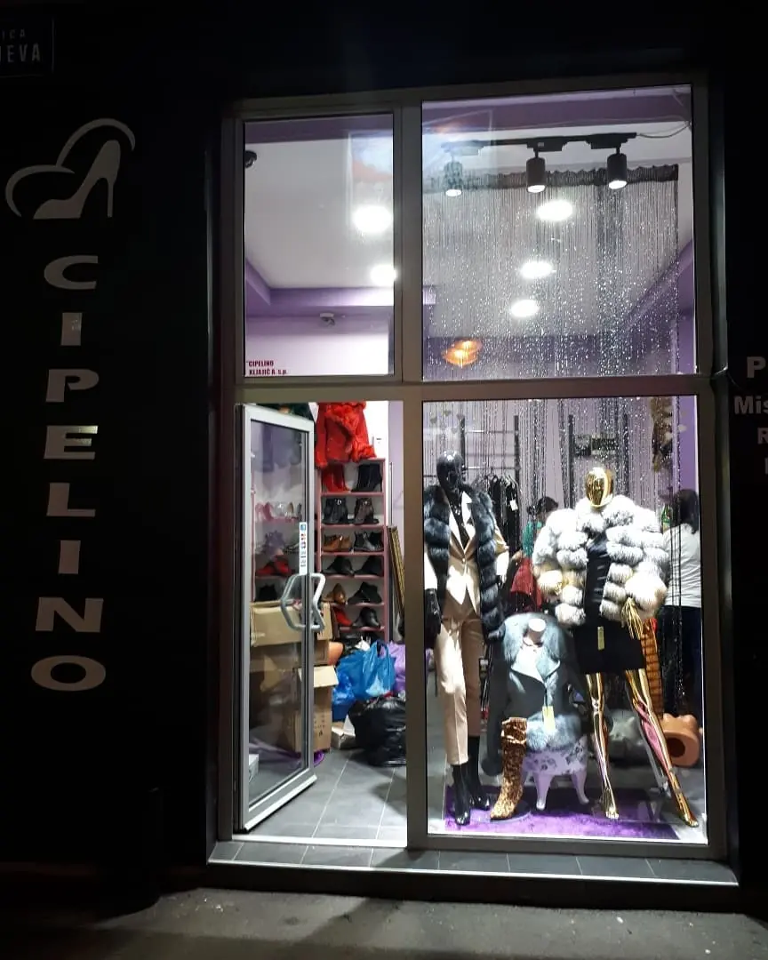 Izlog prodavnice Cipelino 2018.